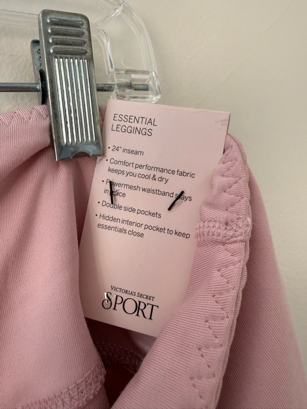 Victoria's Secret VSX Essential
High Rise Pocket Legging Sz XL
Chalk Rose - NWT - Picture 8 of 14